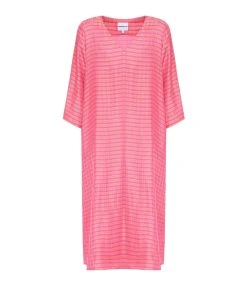 Modetrotter Robe Mado Villani Carreaux Orange