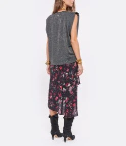 Momoni Tee-shirt Enna Gris -ANINE BING Boutique momon look20210706 75 1