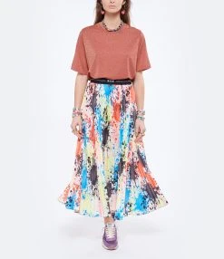 Momoni Tee-shirt Iora Corail -ANINE BING Boutique momon look20220113 302 1