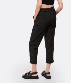Momoni Pantalon Idaho Coton Noir -ANINE BING Boutique momon look20230125 402