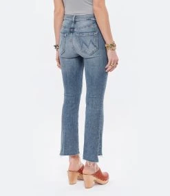 MOTHER Jean The Insider Crop Step Fray Denim Scenic Route 12 MOTHER Jean The Insider Crop Step Fray Denim Scenic Route -ANINE BING Boutique mothe look20220118 216