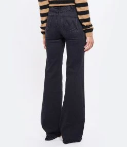 MOTHER Jean The Hustler Roller Heel Denim Deep End -ANINE BING Boutique mothe look20220719 391