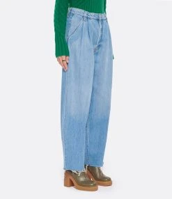 MOTHER Jean The Double Pleat Denim Nothing Else Like It -ANINE BING Boutique mothe look20220830 618