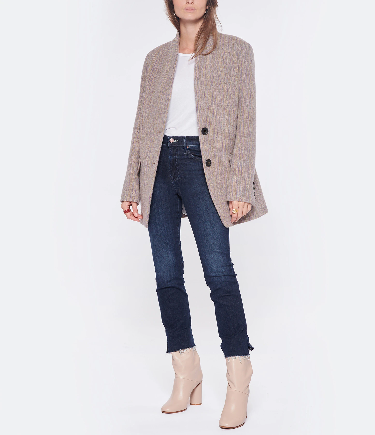 MOTHER Jean The Rascal Ankle Snippet Denim Freebird 5 MOTHER Jean The Rascal Ankle Snippet Denim Freebird – Image 3