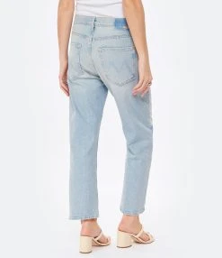MOTHER Jean The Ditcher Crop Superior Denim Bleu Pre-Party -ANINE BING Boutique mothe look20230110 20