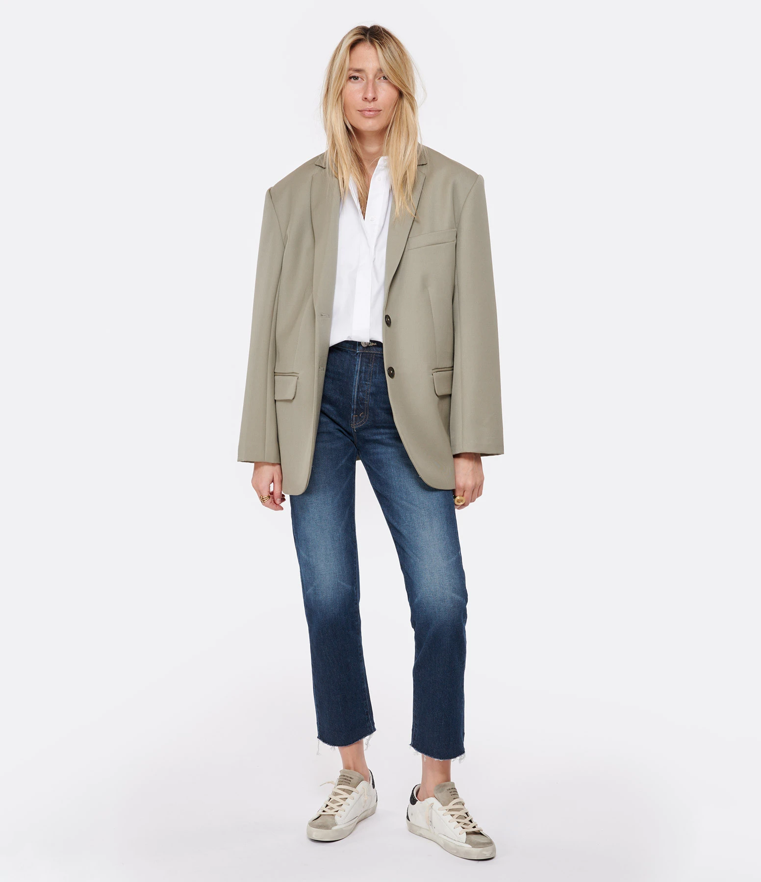 MOTHER Jean The Scrapper Cuff Ankle Fray Superior Denim Bleu Let'S Wine About It 5 MOTHER Jean The Scrapper Cuff Ankle Fray Superior Denim Bleu Let'S Wine About It – Image 3