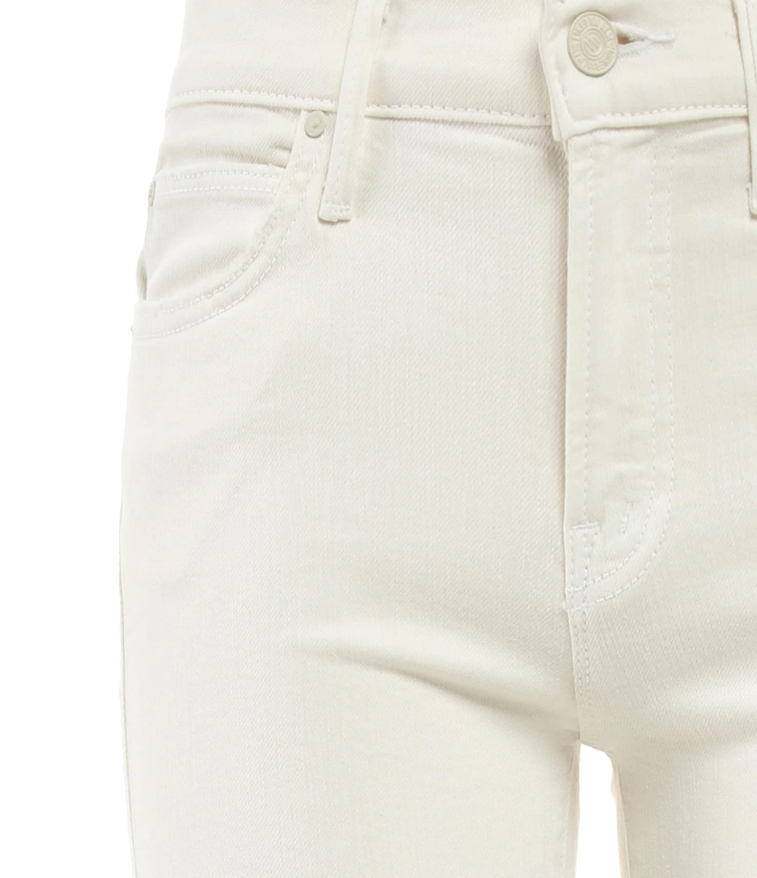 MOTHER Jean The Rascal Ankle Snippet Cream Puff 4 MOTHER Jean The Rascal Ankle Snippet Cream Puff – Image 2