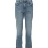 MOTHER Jean The Insider Crop Step Fray Denim Scenic Route -ANINE BING Boutique mothe39120 pck20220103 1
