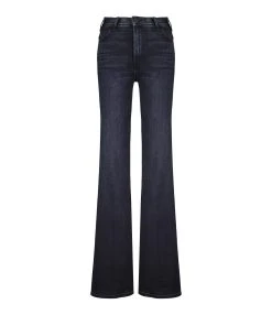 MOTHER Jean The Hustler Roller Heel Denim Deep End