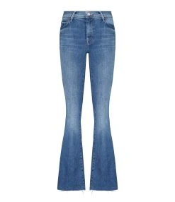 MOTHER Jean The Weekender Fray Denim A Groovy Kind Of Love