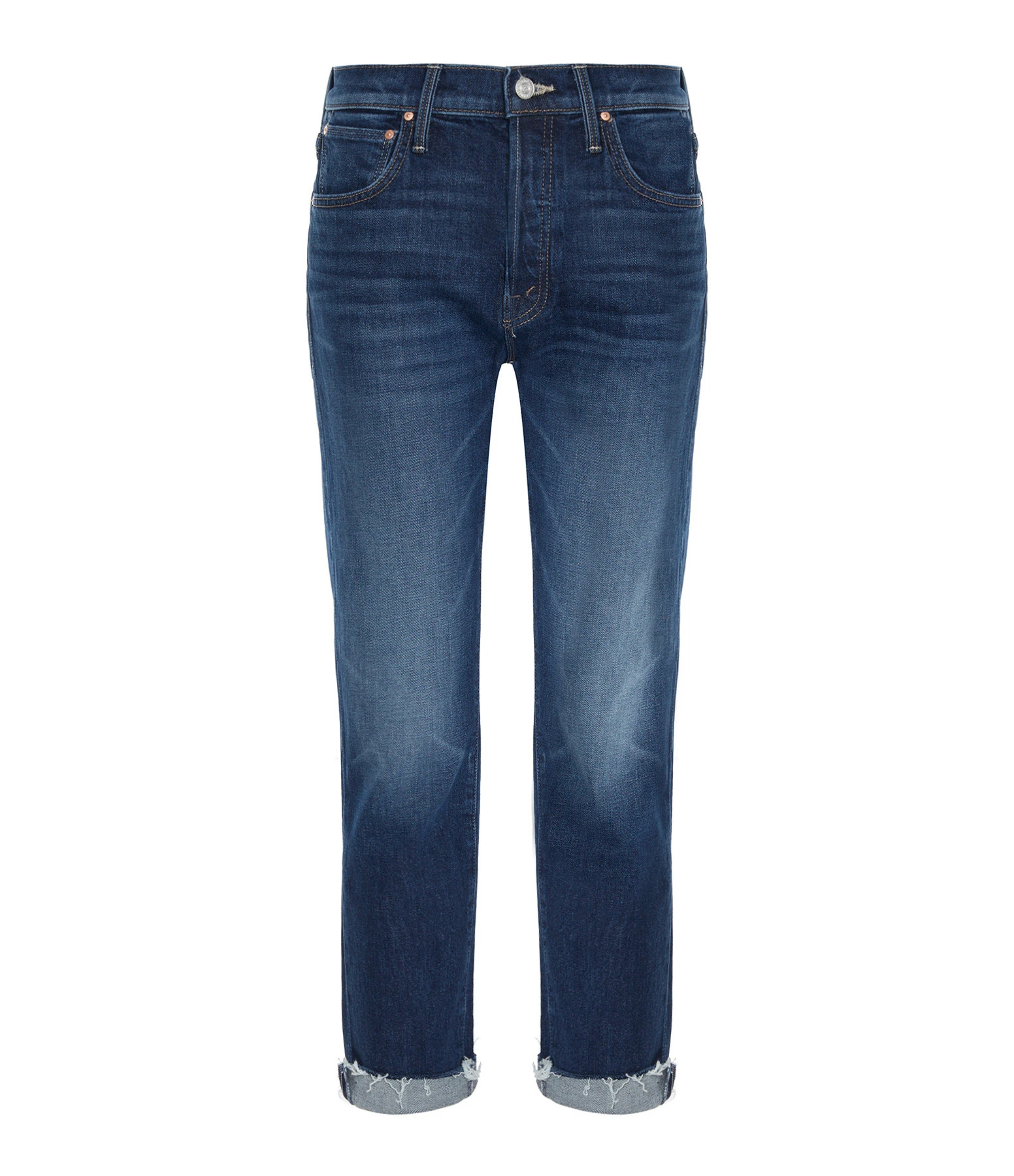 MOTHER Jean The Scrapper Cuff Ankle Fray Superior Denim Bleu Let'S Wine About It 3 MOTHER Jean The Scrapper Cuff Ankle Fray Superior Denim Bleu Let'S Wine About It