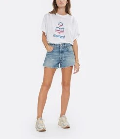 MOUSSY VINTAGE Short Havilland Denim Bleu -ANINE BING Boutique mouss look20220802 303