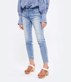 MOUSSY VINTAGE Jean Diana Skinny Denim Bleu -ANINE BING Boutique mouss look20220803 145