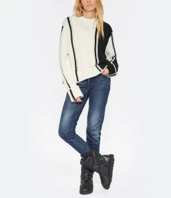 MOUSSY VINTAGE Jean Wilbur Tapered Denim Bleu -ANINE BING Boutique mouss look20221027 498