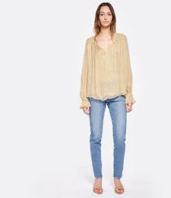 MOUSSY VINTAGE Jean MV Beechwood Skinny-L Denim Bleu -ANINE BING Boutique mouss look20230203 269