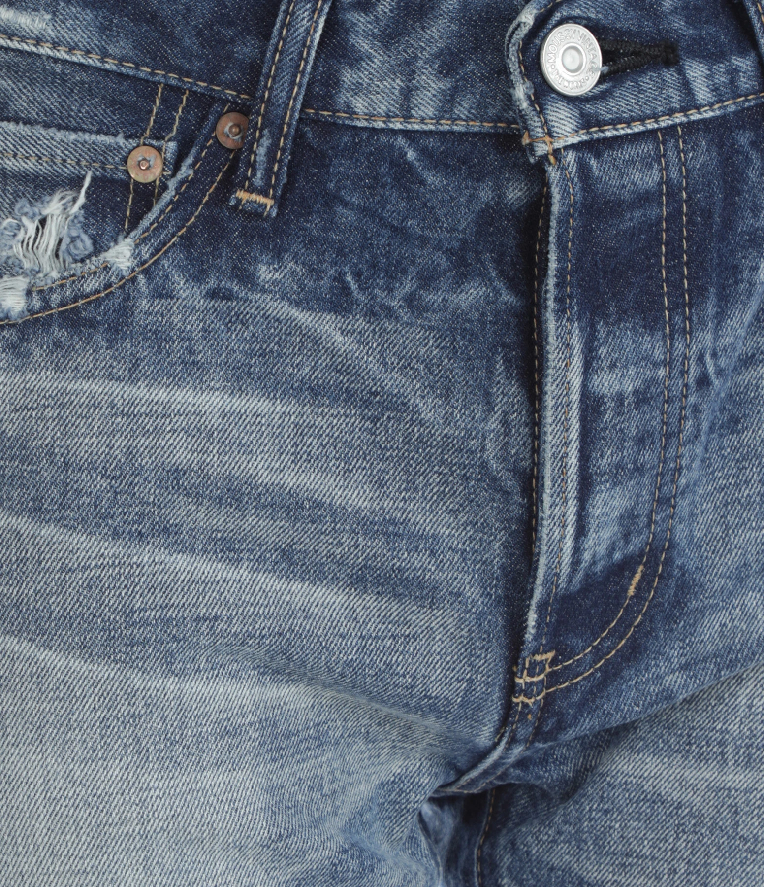 MOUSSY VINTAGE Jean Merry Tapered Denim Bleu 4 MOUSSY VINTAGE Jean Merry Tapered Denim Bleu – Image 2