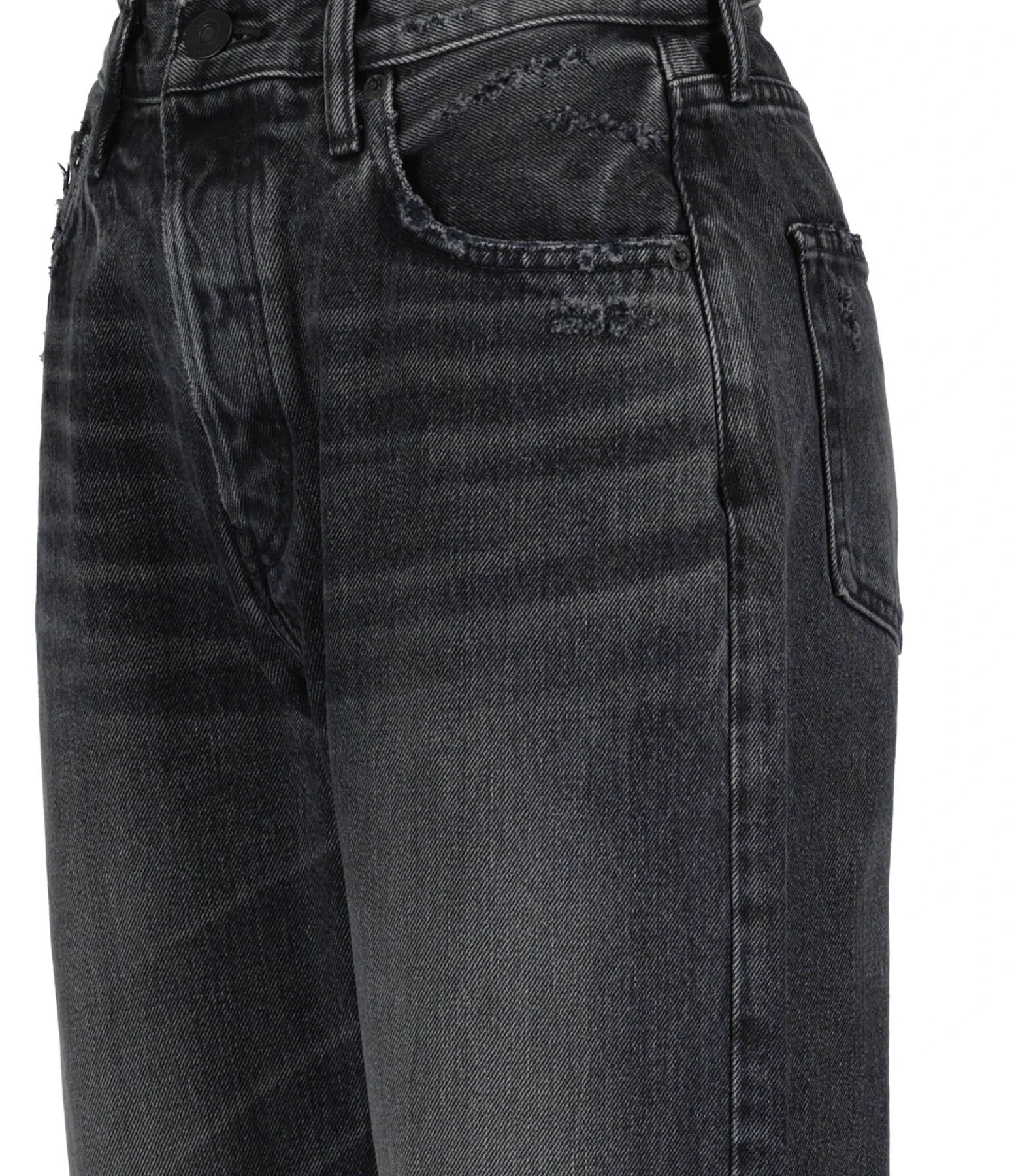 MOUSSY VINTAGE Jean Ashleys Wide Straight Denim Noir 4 MOUSSY VINTAGE Jean Ashleys Wide Straight Denim Noir – Image 2