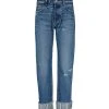 MOUSSY VINTAGE Jean Franconia Straight Denim Bleu -ANINE BING Boutique mouss45784 pck20220707 1
