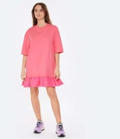 MSGM Robe Coton Fuschia -ANINE BING Boutique msgm3 look20230110 131 1