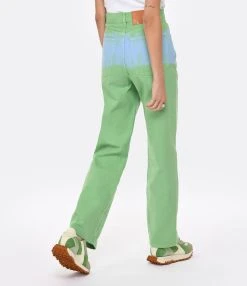 MSGM Pantalon Coton Vert -ANINE BING Boutique msgm3 look20230111 126