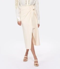 MSGM Jupe Crème -ANINE BING Boutique msgm3 look20230111 291