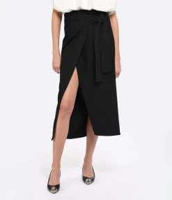 MSGM Jupe Portefeuille Noir 10 MSGM Jupe Portefeuille Noir -ANINE BING Boutique msgm3 look20230111 700