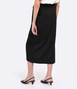 MSGM Jupe Portefeuille Noir 11 MSGM Jupe Portefeuille Noir -ANINE BING Boutique msgm3 look20230111 703