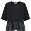 MSGM Tee-shirt Coton Noir -ANINE BING Boutique msgm351225 pck20230109 1
