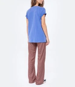 NEWTONE Tee-shirt Trucker Joy Coton Flo Bleu -ANINE BING Boutique newto look20210907 123