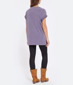 NEWTONE Tee-shirt Trucker Nevada Coton Violet Grape -ANINE BING Boutique newto look20220831 380
