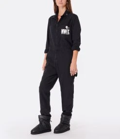 NEWTONE Combinaison Brand Noir Night 8 NEWTONE Combinaison Brand Noir Night -ANINE BING Boutique newto look20221012 487