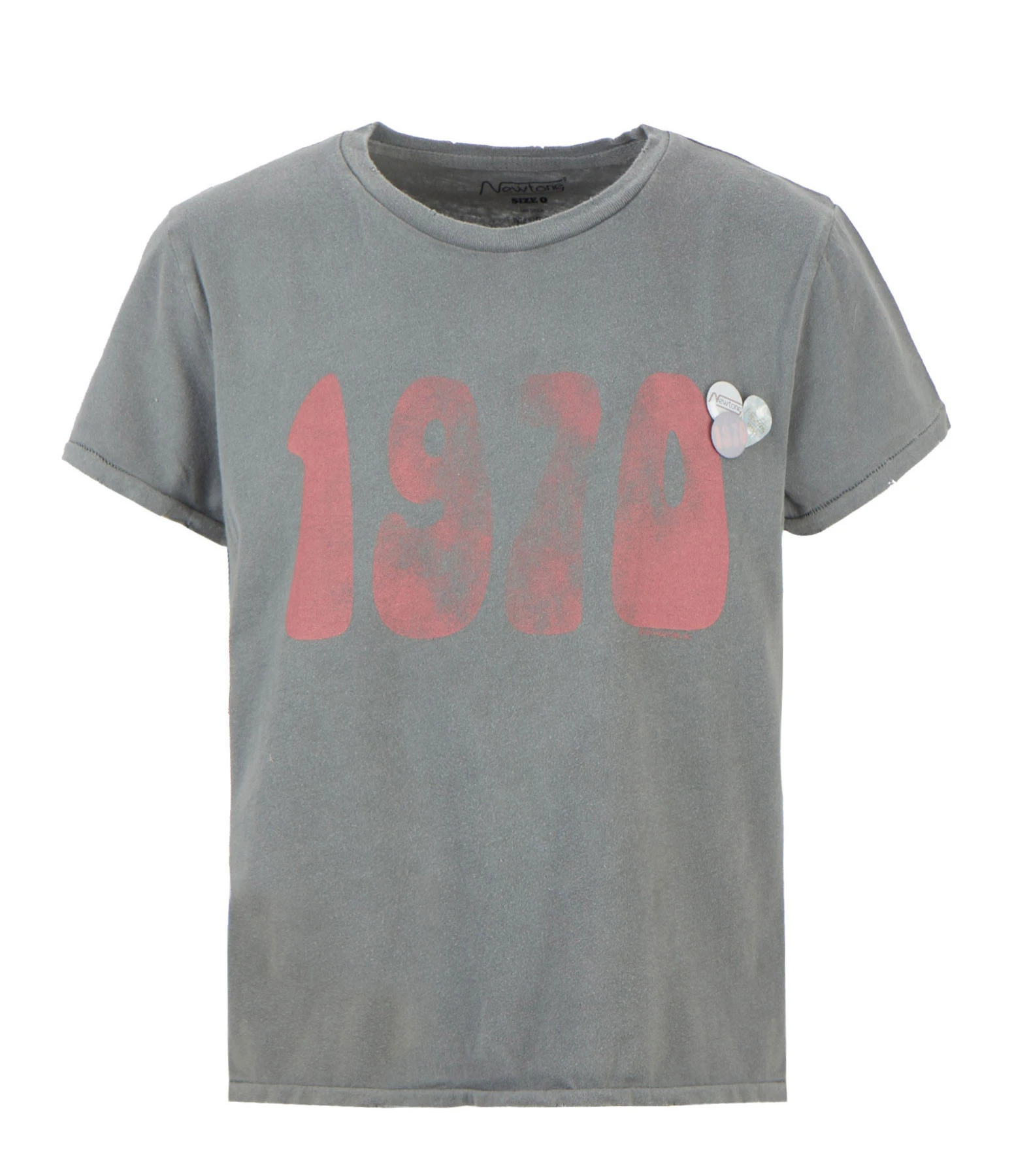 NEWTONE Tee-shirt Starlight 1970 Coton Gris 3 NEWTONE Tee-shirt Starlight 1970 Coton Gris