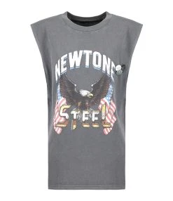 NEWTONE Tee-shirt Biker Steel Pepper