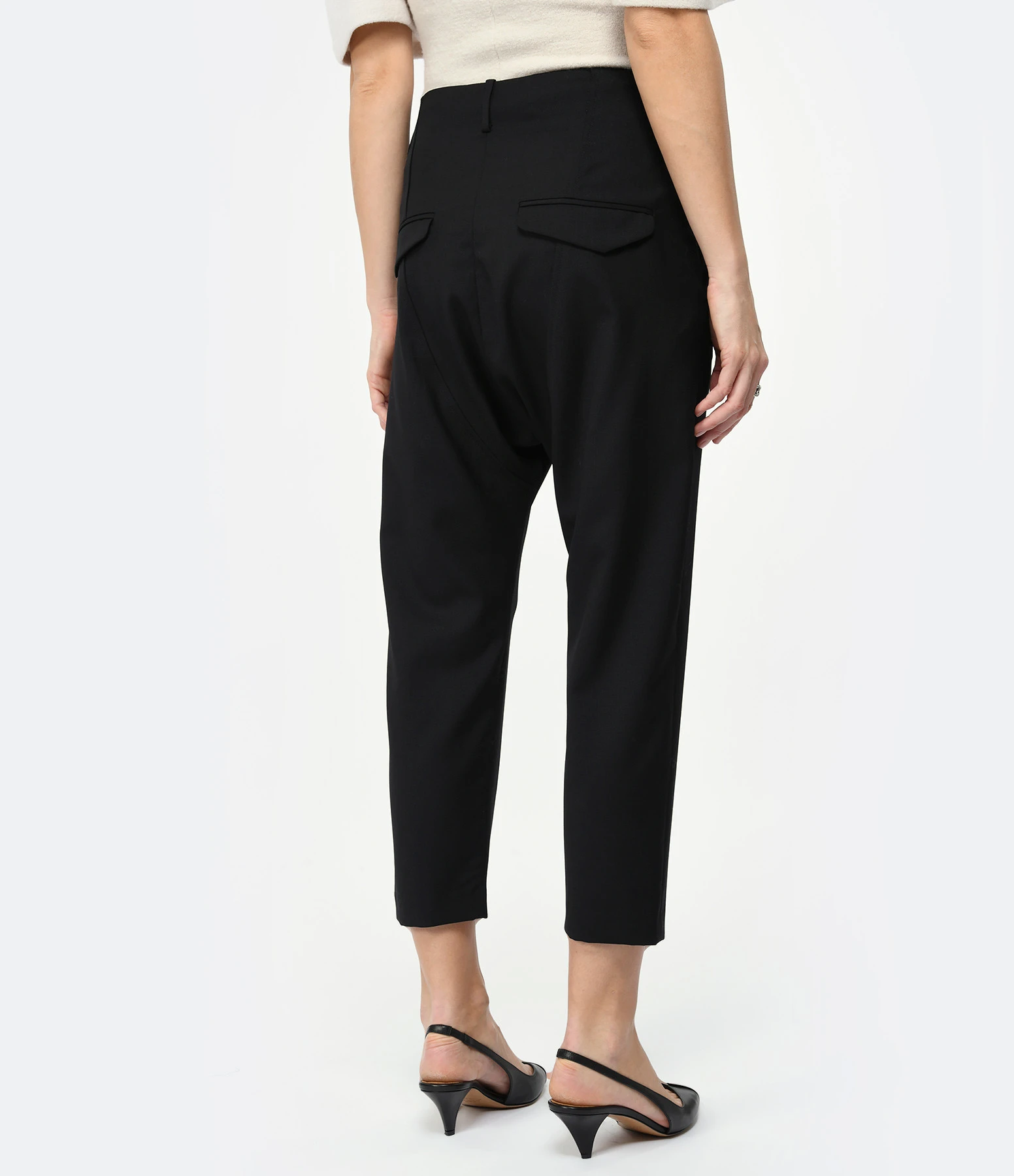 NILI LOTAN Pantalon Paris Laine Noir 7 NILI LOTAN Pantalon Paris Laine Noir – Image 5