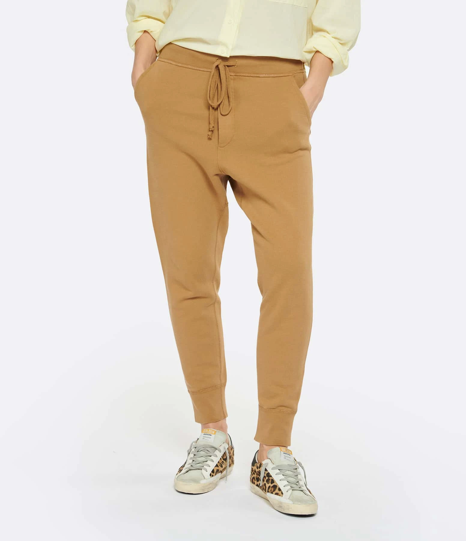 NILI LOTAN Jogging Nolan Coton Caramel 6 NILI LOTAN Jogging Nolan Coton Caramel – Image 4