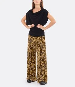 Norma Kamali Top Noir Manches Chauves Souris -ANINE BING Boutique norma look20220726 504