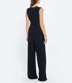 Norma Kamali Combinaison Sans Manches Bleu Nuit 9 Norma Kamali Combinaison Sans Manches Bleu Nuit -ANINE BING Boutique norma look20220801 161 1