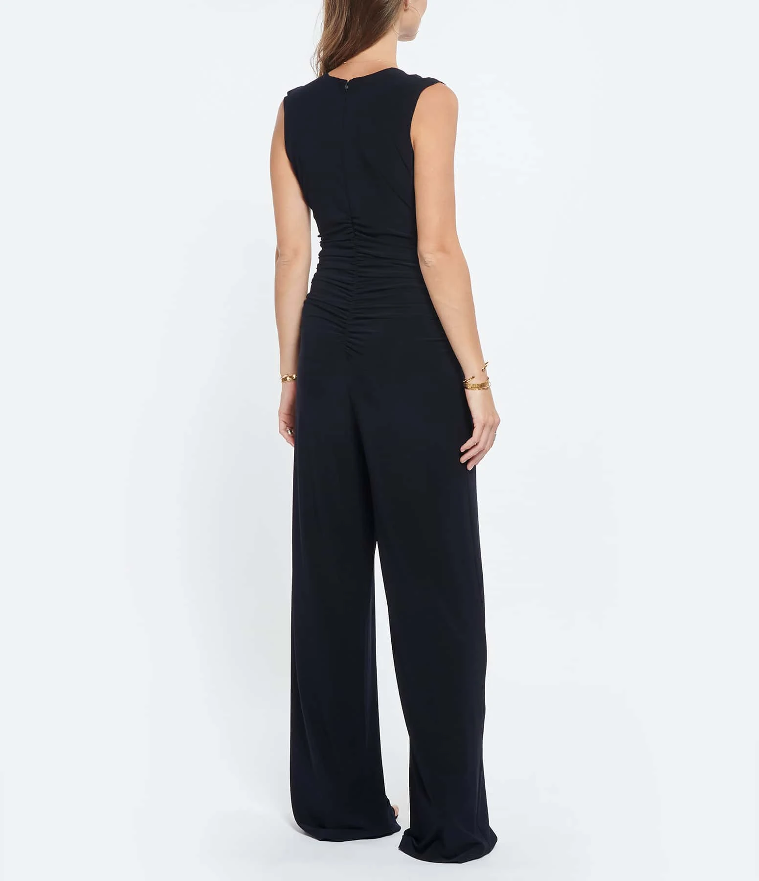 Norma Kamali Combinaison Sans Manches Bleu Nuit 6 Norma Kamali Combinaison Sans Manches Bleu Nuit – Image 4