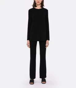 Norma Kamali Top Manches Longues Noir 10 Norma Kamali Top Manches Longues Noir -ANINE BING Boutique norma look20230223 38