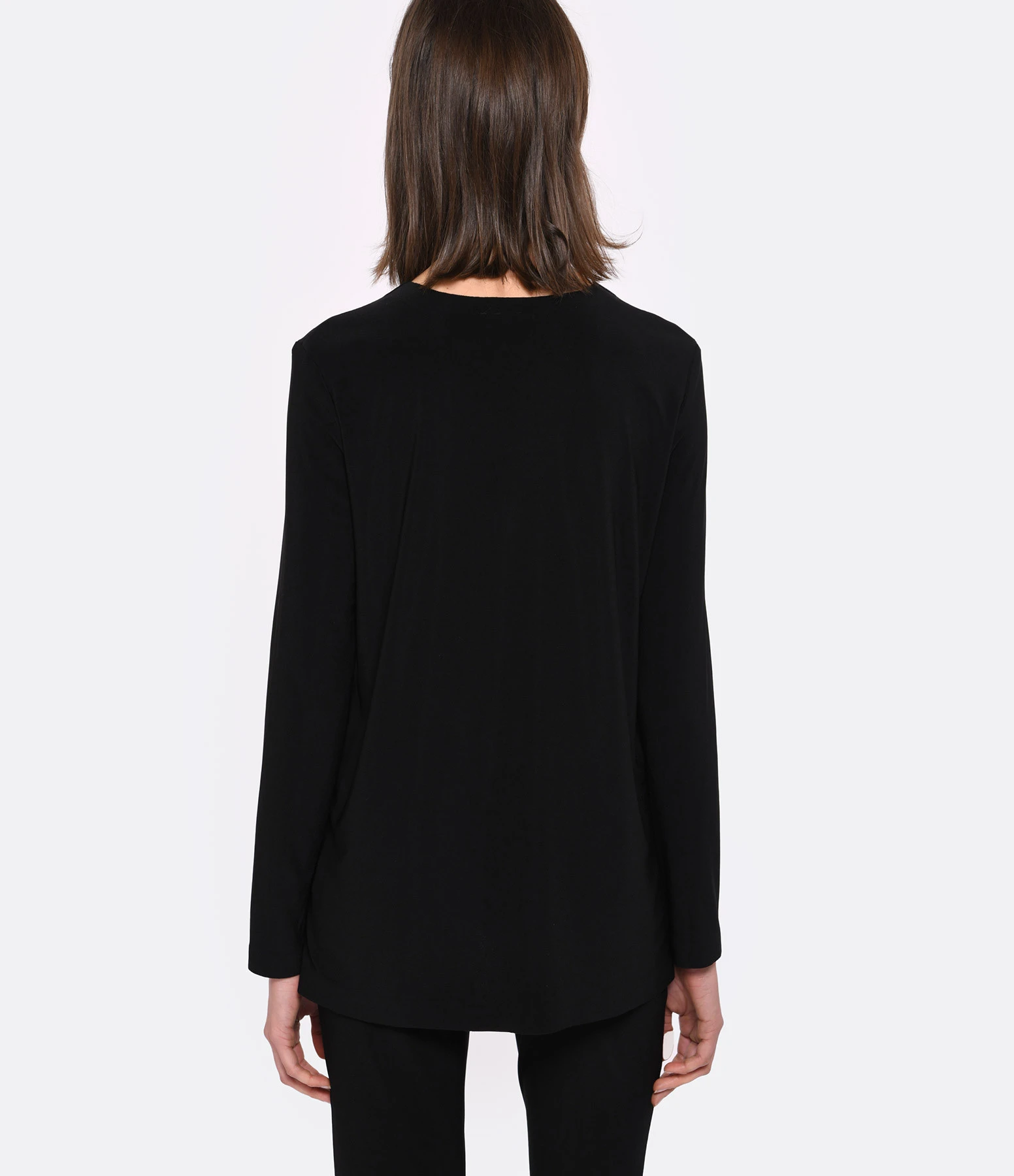 Norma Kamali Top Manches Longues Noir 7 Norma Kamali Top Manches Longues Noir – Image 5