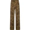 Norma Kamali Pantalon Imprimé Léopard