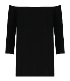 Norma Kamali Top Épaules Dénudées Noir