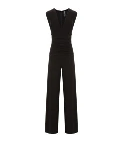 Norma Kamali Combinaison Sans Manches Noir