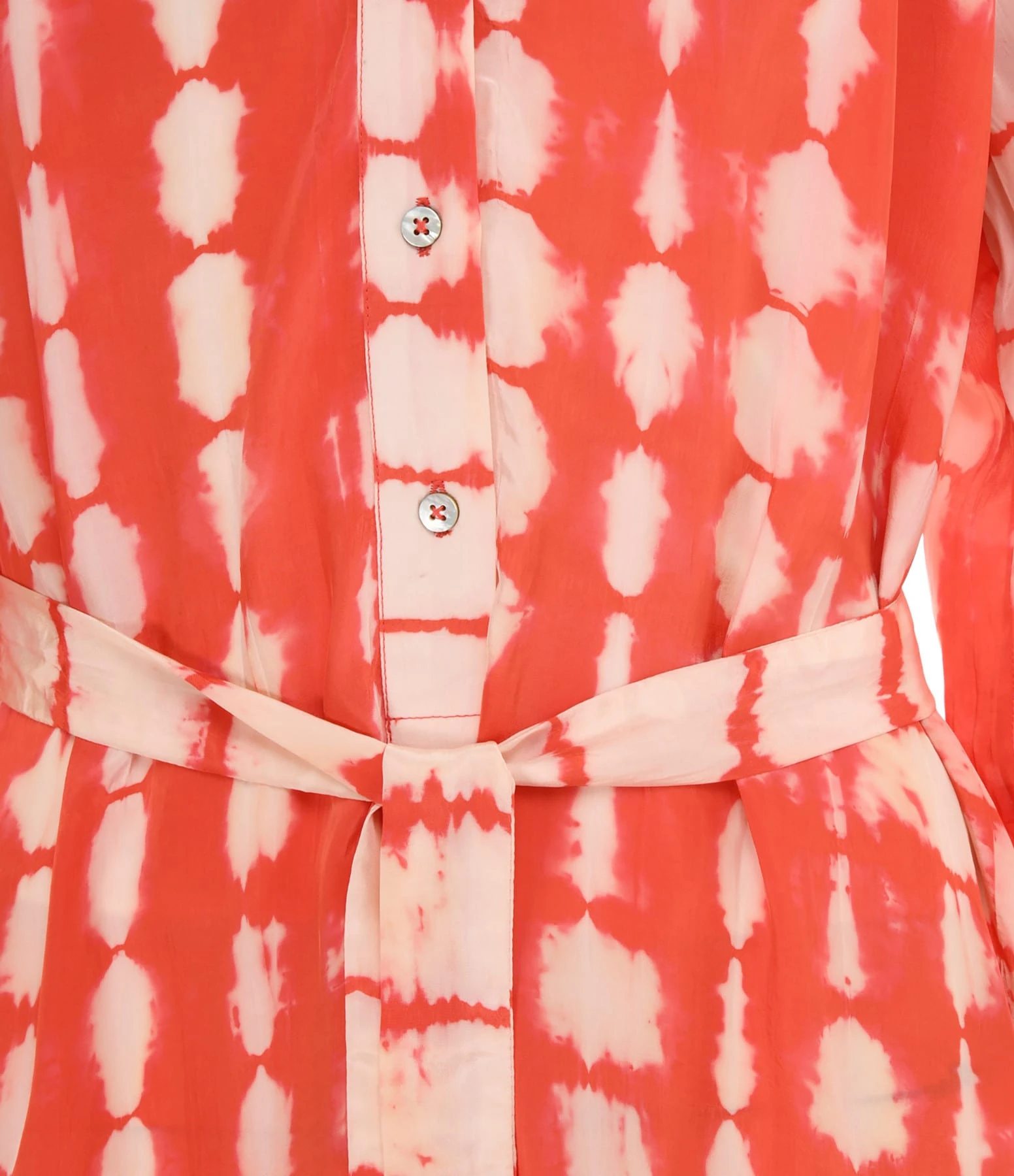 NOUS Robe Nicole Diamonds Soie Papaye 4 NOUS Robe Nicole Diamonds Soie Papaye – Image 2