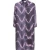 NOUS Robe Florence Zig Zag Violet -ANINE BING Boutique nouss49089 pck20230217 1