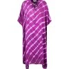 NOUS Robe Kaftan Sam Rayures Violet  -ANINE BING Boutique nouss49093 pck20230119 1
