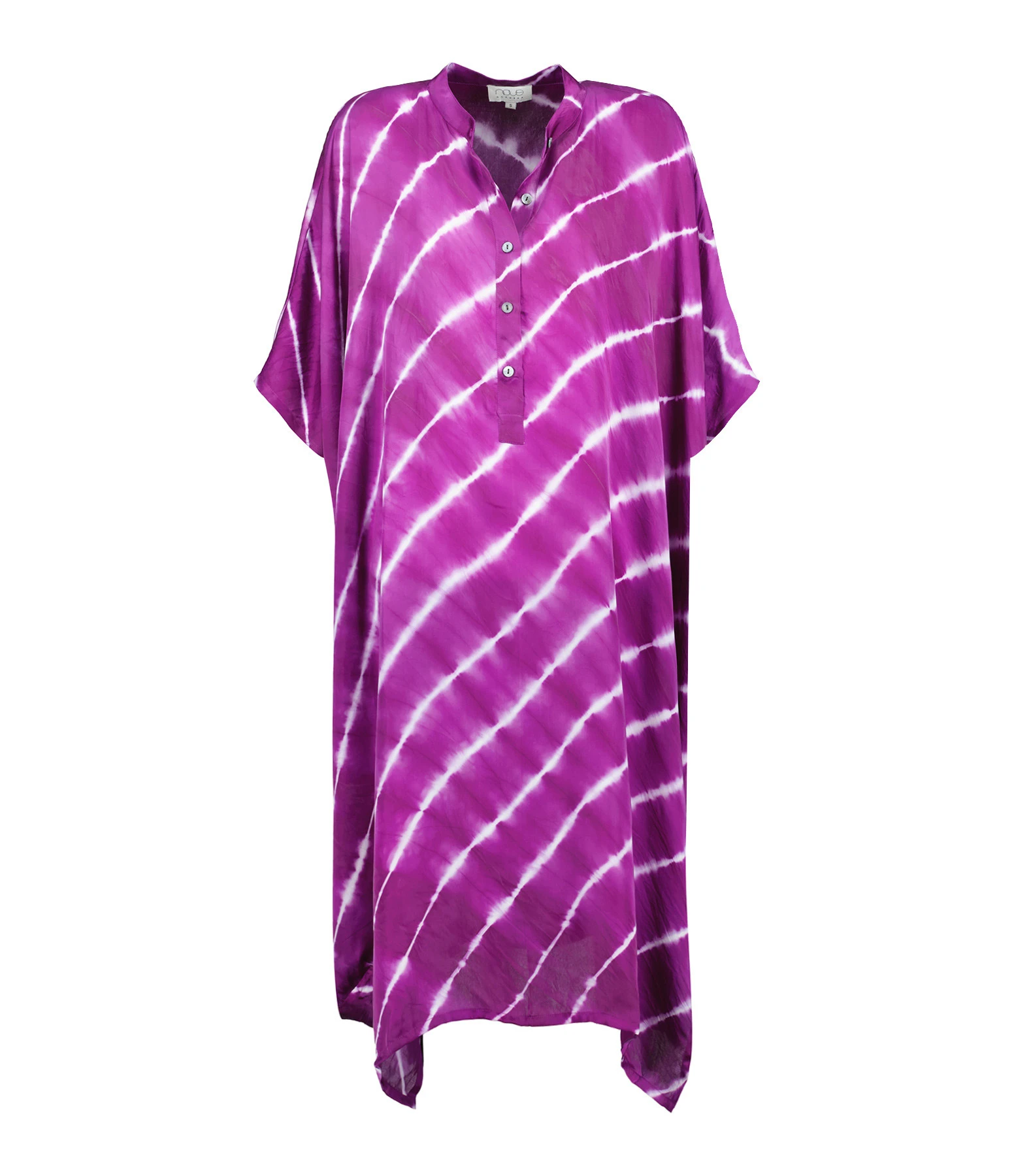 NOUS Robe Kaftan Sam Rayures Violet 3 NOUS Robe Kaftan Sam Rayures Violet