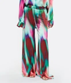 OUD Pantalon Axel Tie And Dye Soie Multicolore -ANINE BING Boutique oudax look20230118 379