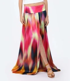 OUD Jupe Calypso Tie And Dye Soie Multicolore 10 OUD Jupe Calypso Tie And Dye Soie Multicolore -ANINE BING Boutique oudca look20230117 365