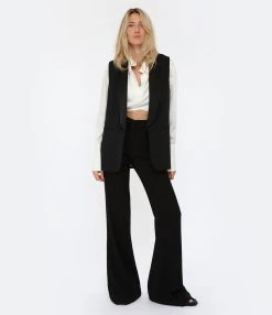 OUD Pantalon Espi Crêpe Noir -ANINE BING Boutique oudes look20230117 571